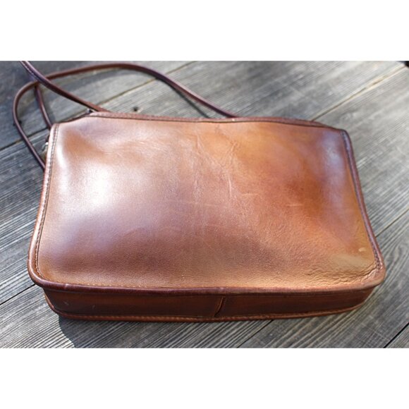 Coach Vintage - 1970s NYC Basic Bag #9455 w/ Glue in Creed, Convertible - Tabac - Picture 7 of 13